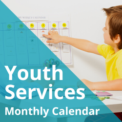 Monthly Calendar for Youth Services (all branches)