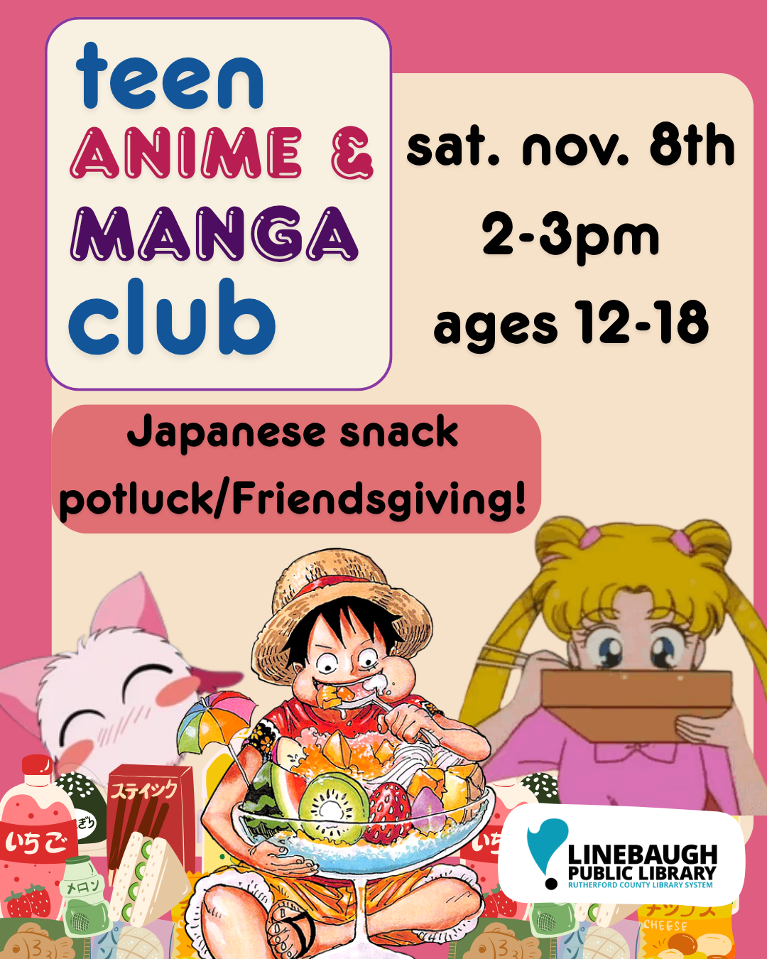 Teen Anime & Manga Club Nov 25 IG