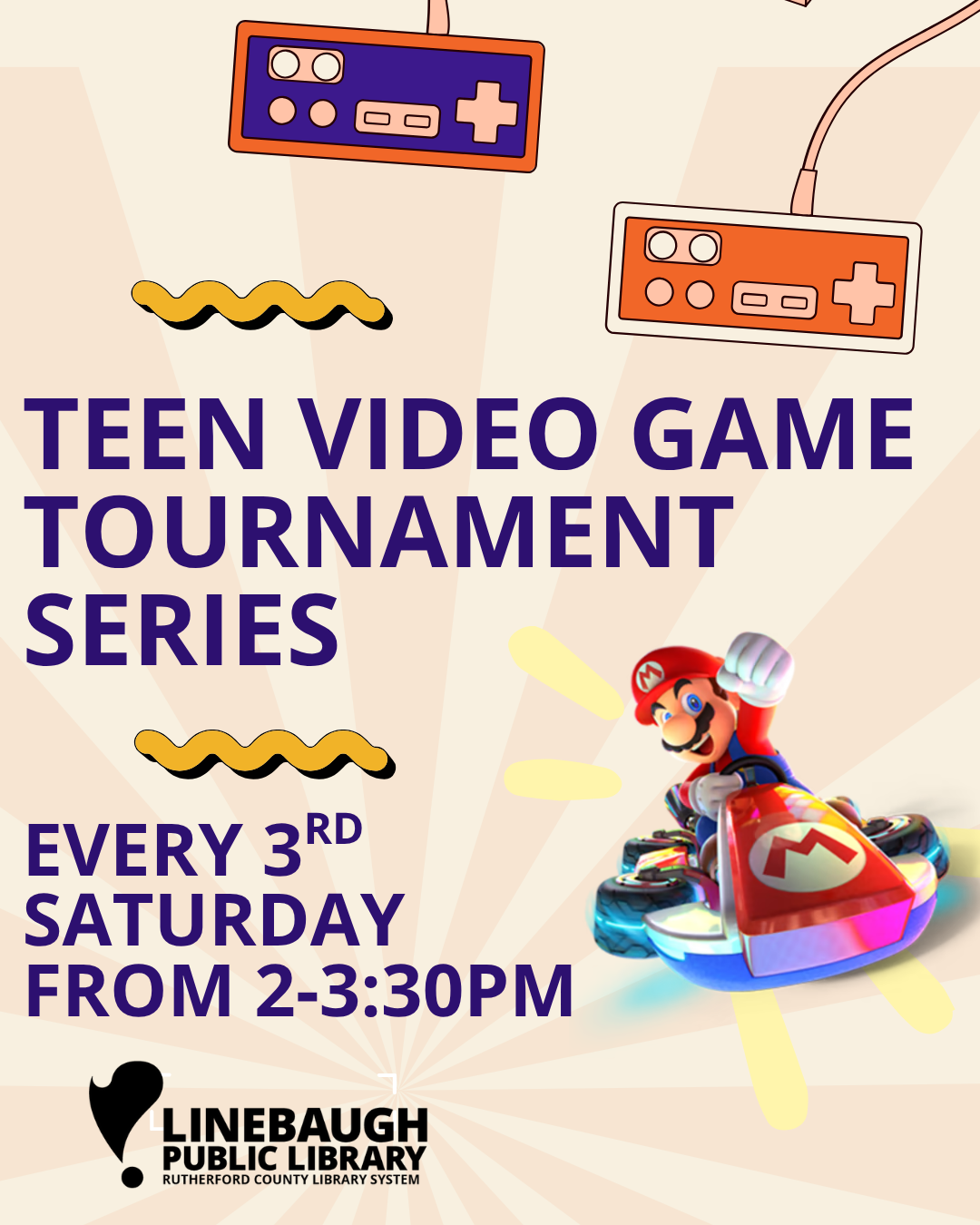 Teen Video Game Tournaments Nov 25 IGPJ