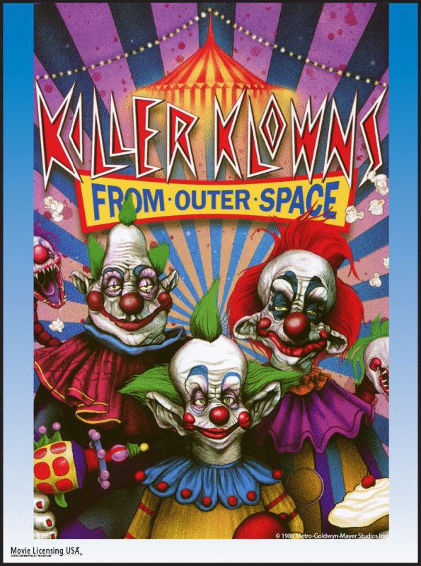Killer Klowns from Outer Space is Smyrna Public Library's October Movie Matinee, playing Saturday October 4 at 2:00pm