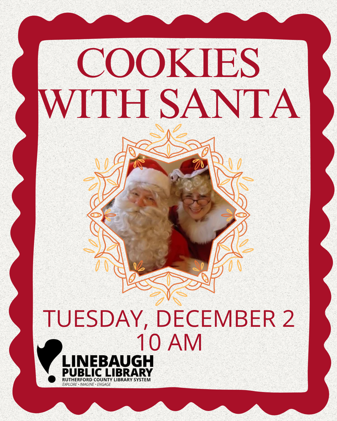 Cookies with Santa 2025 PJ